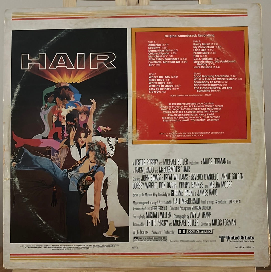 Galt MacDermot Hair OST 2xLP Gatefold YourMusicFix