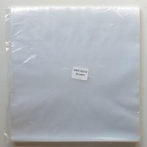 Plastic outer sleeves - 50 x 12" per pack