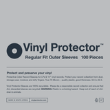 Vinyl Protector Regular Fit outer sleeves - 100 x 12" per pack