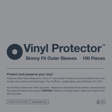 Vinyl Protector Skinny Fit outer sleeves - 100 x 12" per pack