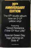 Green Day - Nimrod. (2xLP, Gatefold, Etched on Yellow Vinyl)