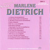 Marlene Dietrich - Immortal Songs