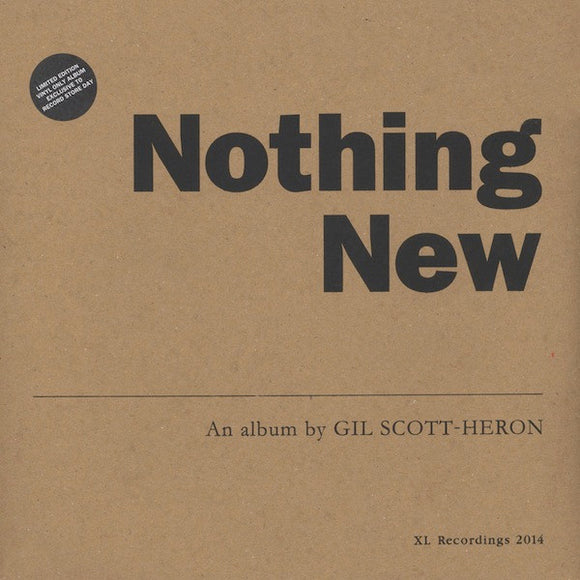 Gil Scott-Heron - Nothing New (Record Store Day)